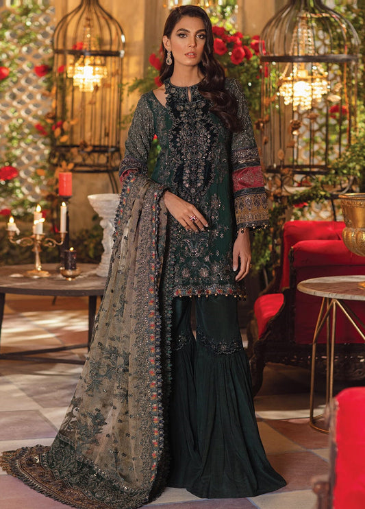 Embroidered Chiffon 3 Piece Unstitched Suit IMC-D08-SERINITY-Party Wear