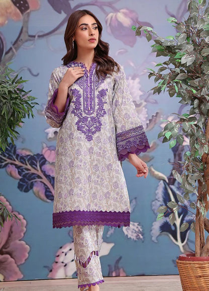 Embroidered  Lawn 2 Piece Unstitched Suit JL-D01-23   Summer Collection