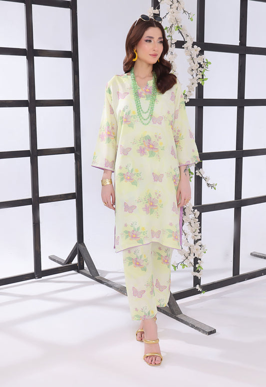 Polawn Printed Stitched 2 Piece Poly Lawn Suit PB-POLY LAWN-106 - Basic Pret