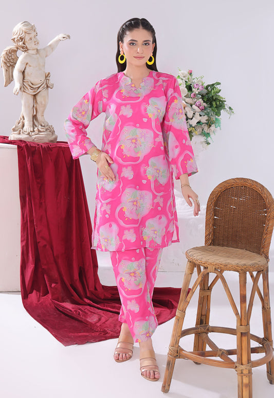 Polawn Printed Stitched 2 Piece Poly Lawn Suit PB-POLY LAWN-107 - Basic Pret