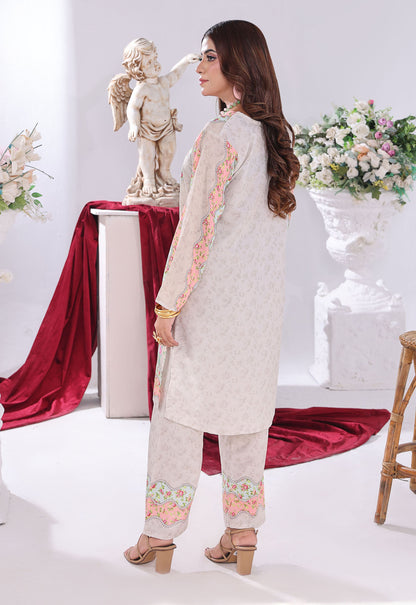 Polawn Printed Stitched 2 Piece Poly Lawn Suit PB-POLY LAWN-108 - Basic Pret