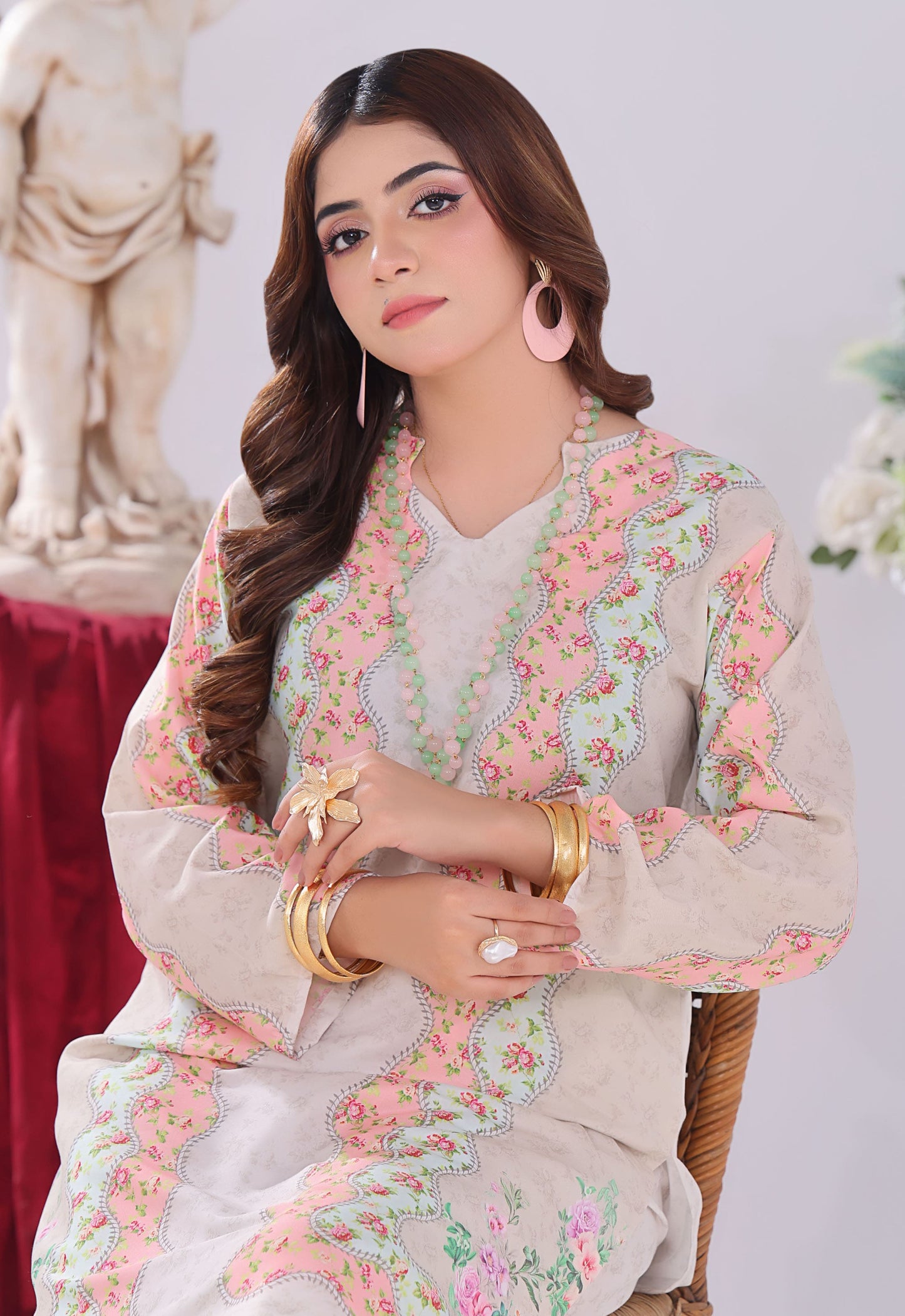 Polawn Printed Stitched 2 Piece Poly Lawn Suit PB-POLY LAWN-108 - Basic Pret