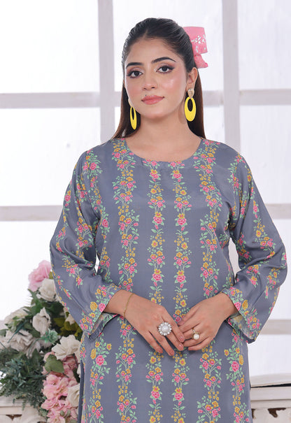 Polawn Printed Stitched 2 Piece Poly Lawn Suit PB-POLY LAWN-109 - Basic Pret