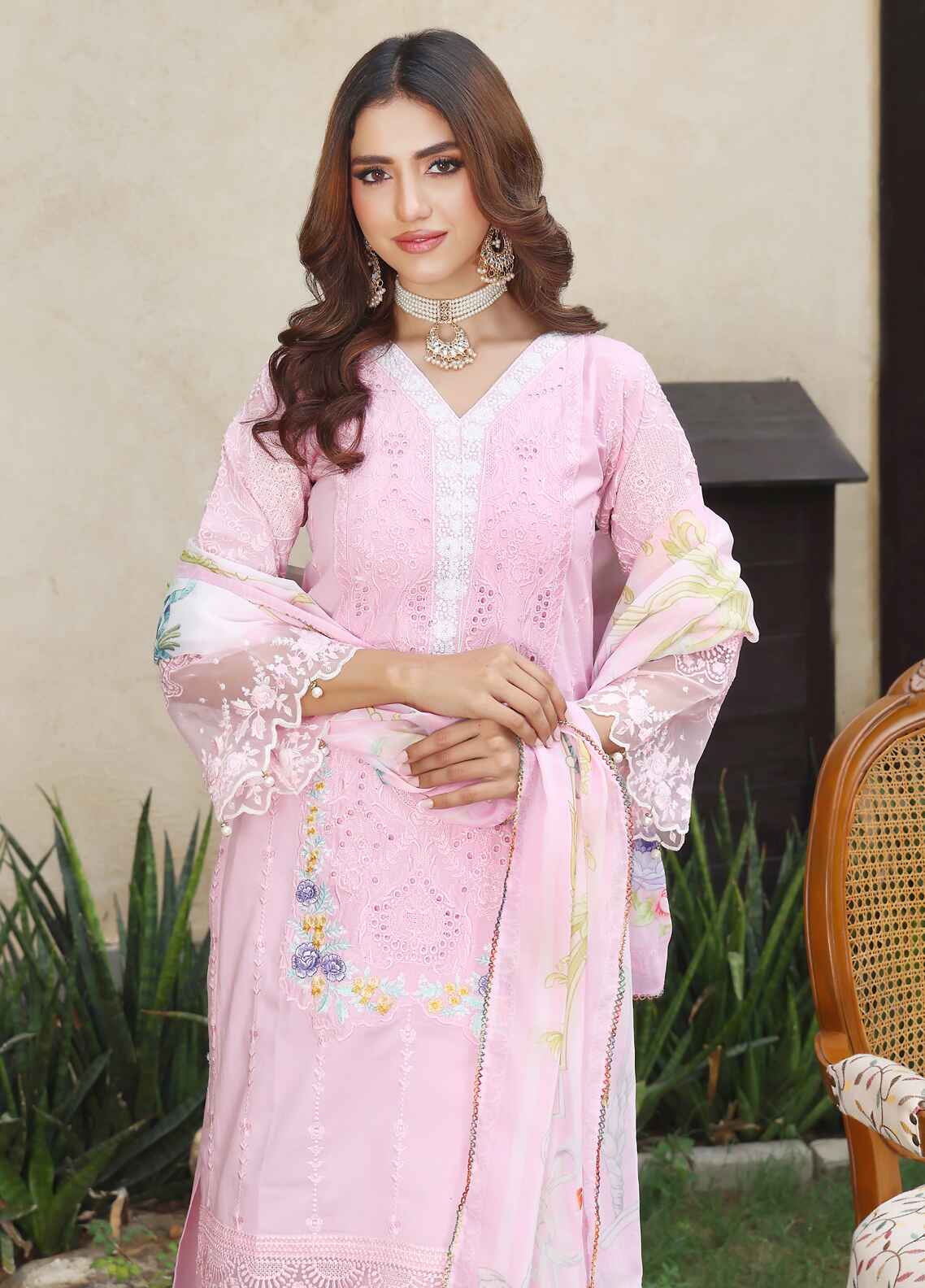Tehzeeb By Polawn Embroidered Stitched 3 Piece Lawn Suit PD-24-303 - Ready to Wear