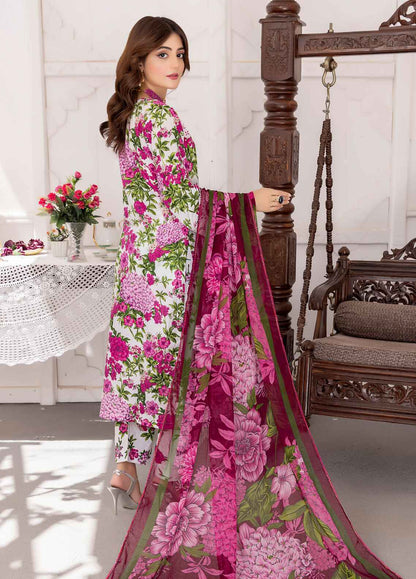 Nayab By Polawn Embroidered Stitched 3 Piece Lawn Suit PD-24-401-A-Ready to Wear