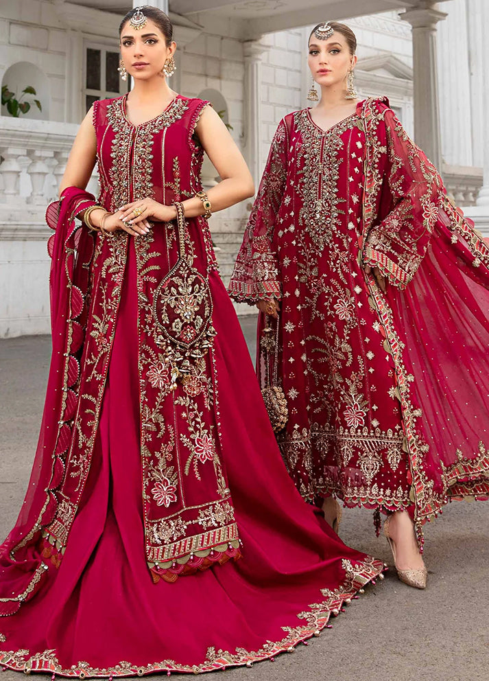 Pakistani Embrioded sold chiffon suit