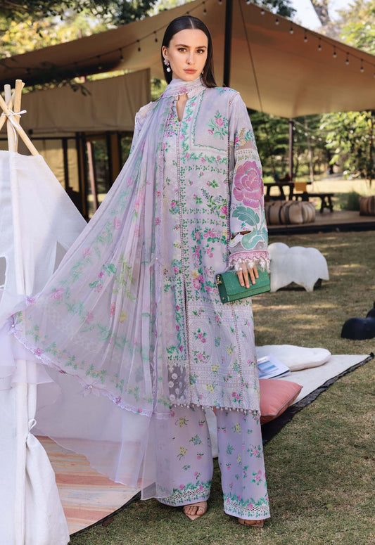 Embroidered Lawn 3 Piece Unstitched Suit MBL-MPT-2904-A-26 - Summer Collection