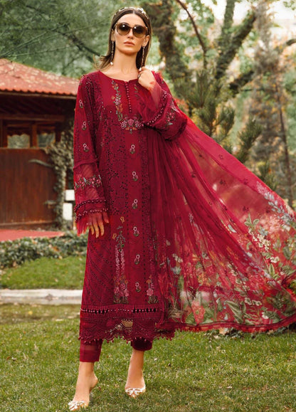 Embroidered Lawn 3 Piece Unstitched Suit MBL-D-2309-A-23-Summer Collection