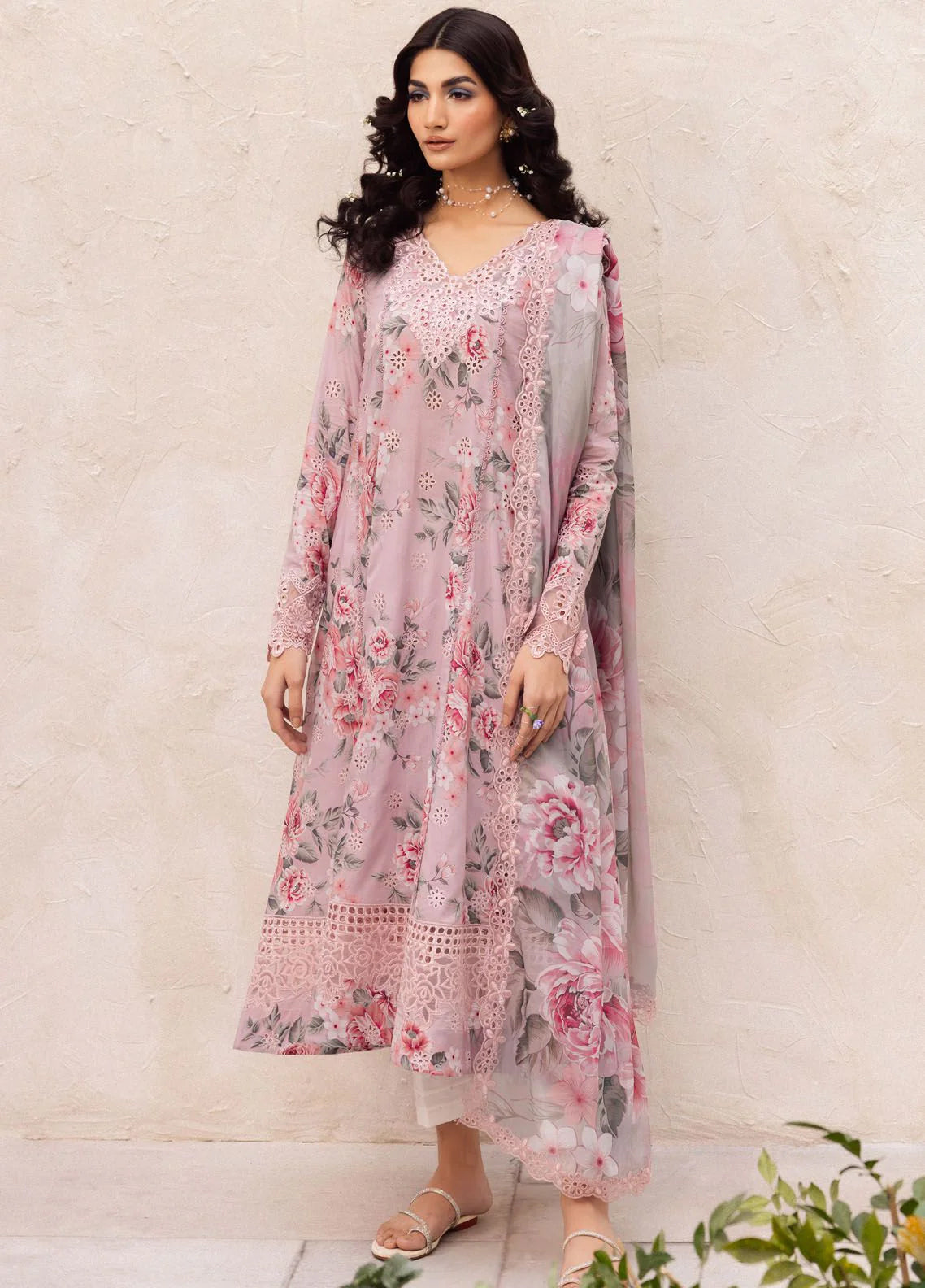 Embroidered Lawn 3 Piece Unstitched Suit IL-DL-09-Whisper- Winter Collection