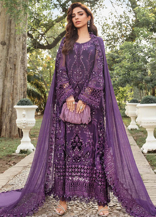 Embroidered Chiffon 3 Piece Unstitched Suit MBC-MPC-24-102 - Party Wear