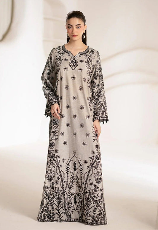Printed Kaftaan Charmeuse Silk 2 Piece Unstitched Suit MMK-VIONELLE - Party Wear