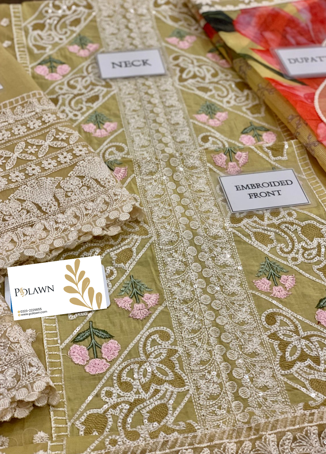 Embroidered  Lawn 3 Piece Unstitched Suit CSSL-D07B-Sunshine-22-Summer Collection