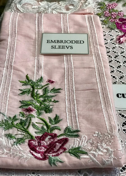 Embroidered Lawn 3 Piece Unstitched Suit GAL-LSV-33B - Summer Collection