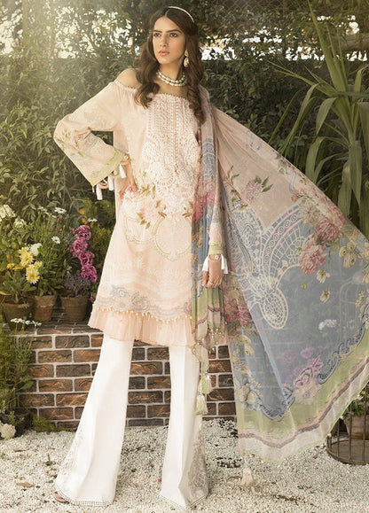 Embroidered  Lawn 3 Piece Unstitched Suit MBL-MPT-806-A-Summer Collection