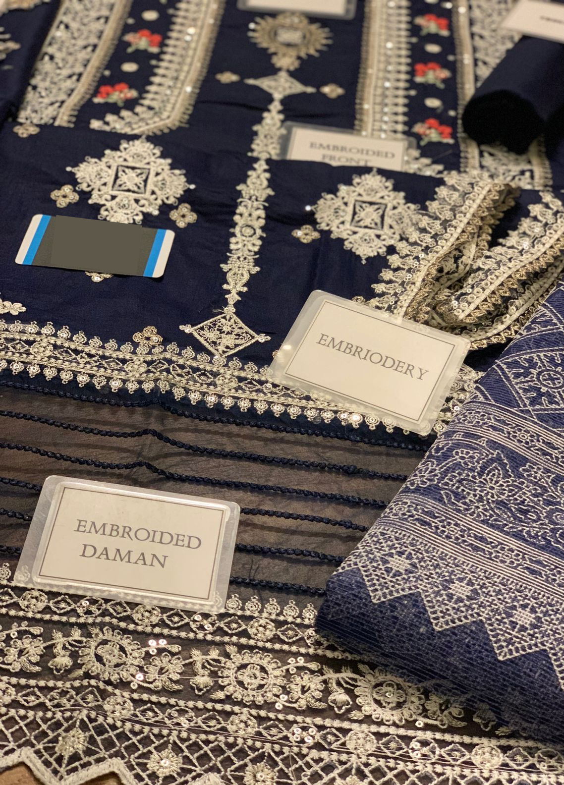 Embroidered Lawn 3 Piece Unstitched Suit QL-D03-RUA-22 Summer Collection